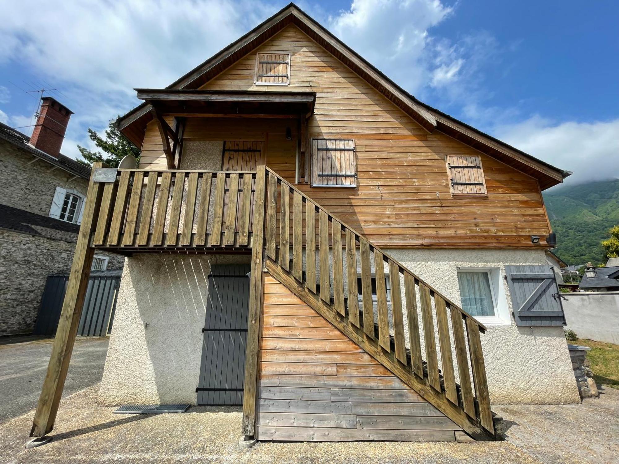 Appartement Cocoon Avec Jardin Et Vue Montagne Laruns Exterior photo